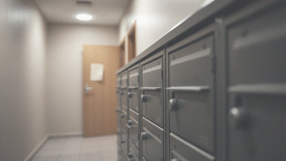 Jak zgłoszenie zagubienia klucza do administratora budynku wpływa na dostęp do poczty?