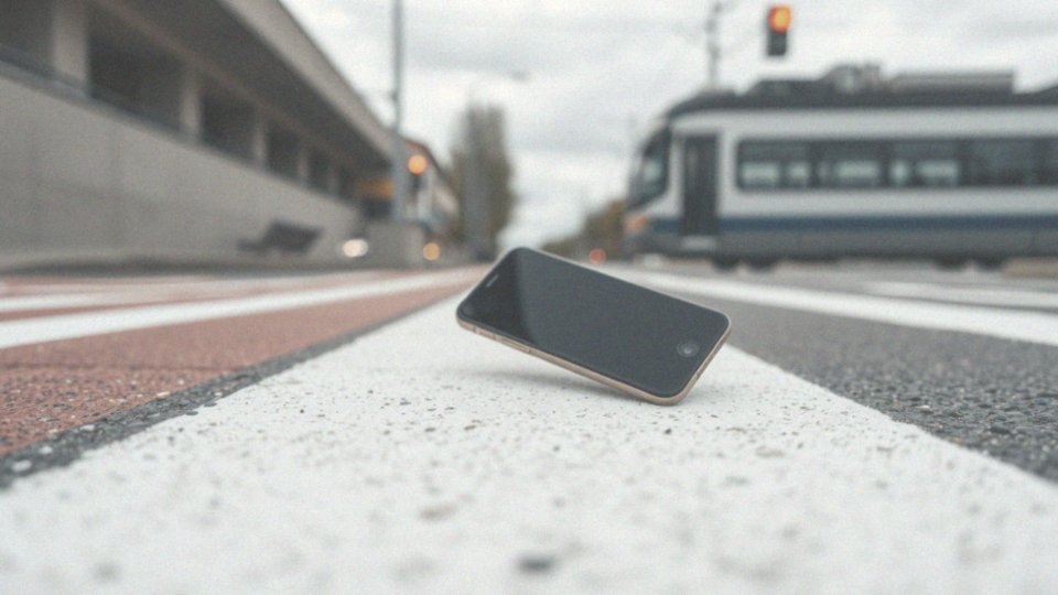 Jakie są ryzyka związane z rozproszeniem uwagi podczas przechodzenia przez jezdnię?