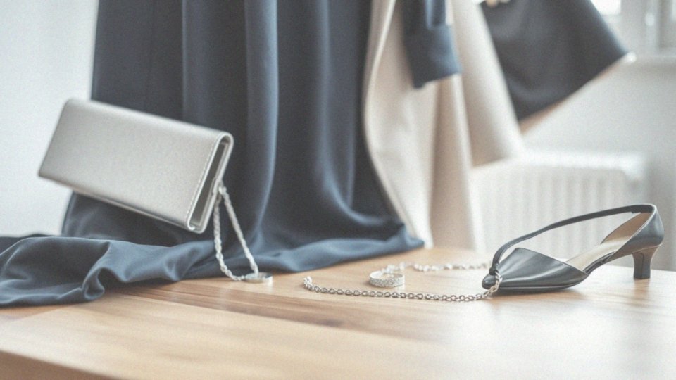 Jakie dodatki należy wziąć pod uwagę przy wyborze torebki do granatowej sukienki na formalne okazje?