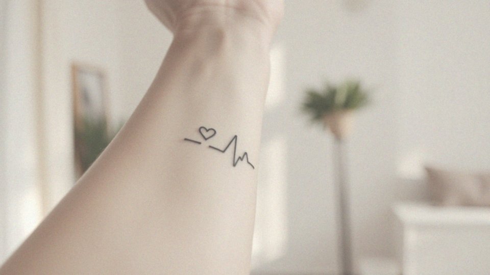 Jak tatuaż puls serca symbolizuje życie i miłość?